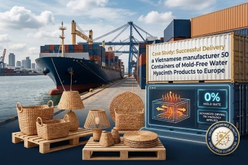 Case Study: How Phu Minh Co., Ltd. Successfully Delivered 50 Containers of Mold-Free Water Hyacinth Products to Europe